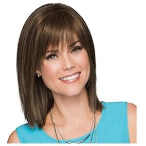 Eva Gabor Premium Simply Flawless Gl8-10 Wig by Hairuwear Dark Chestnut Petite